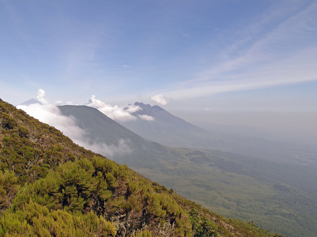 Mt. Muhavura, Ghinga and Sabyinyo