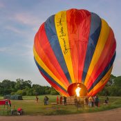 Hot Air Balloon In Masai Mara