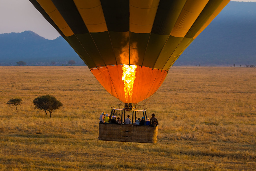 Balloon Safari over Tarangire National Park