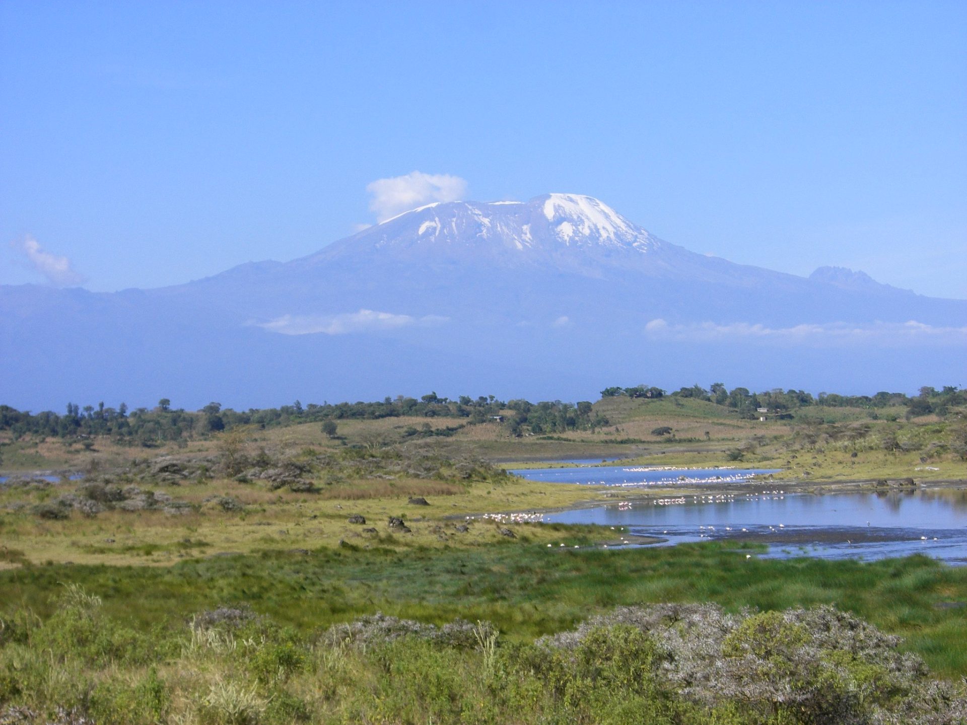 View Of Mountain Kilimanjaro From Arusha National Park
